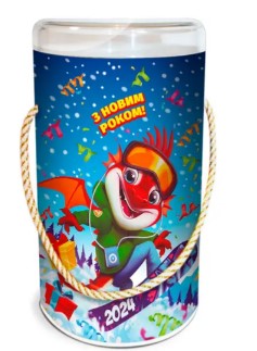 Подарунковий набір № 2 СВІТ ТРЕЙДЕР "На ялинку" 400 г тубус